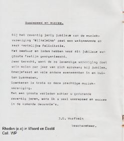 Voorspoed en succes Wilhelmina 70 jaar  1984 FB 11 aug. 2016.jpg