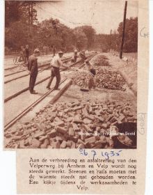 Verbreding Velperweg Velp Arnhem 26 juli 1935 FB 4-1-2014 en site 10-10-2017.jpg