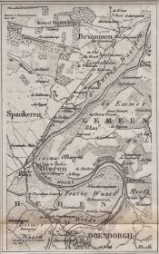 oude Dierense krant  van de eerste topografische kaart van Gelderland, getekend in 1843. FB 11-10-2015.jpg