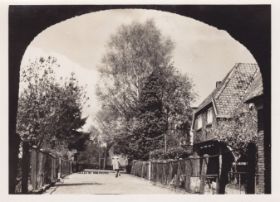 Poortstraat in omstreeks 1964 met naam WP.jpg