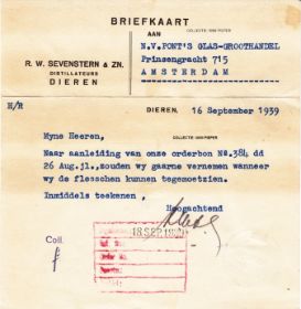 Briefkaart voorzijde van R (1).W. Sevenstern 16 sep. 1939 aan een Amsterdamse leveran.jpg