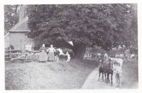 Het Broek liep dwars door IJsselstraat naar De Durk kaart in of omstreeks 1897 met naam WP.jpg